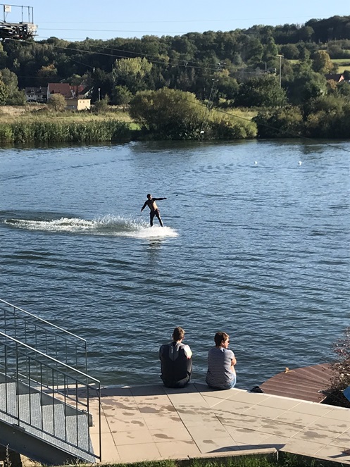 Wakeboard auf dem Schlosssee