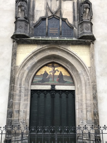 Luther Kirche - Ansicht der Thesentür