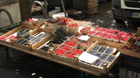 Marktstand in Münster