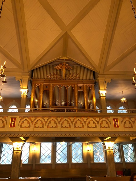 Orgel in der Kirche von Jokkmokk
