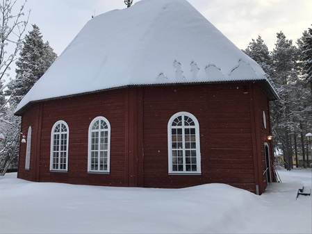 Die alte Kirche in Jokkmokk