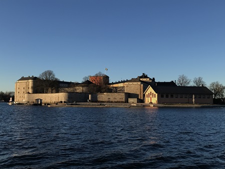 Festung Vaxholm in den Schären von Stockholm
