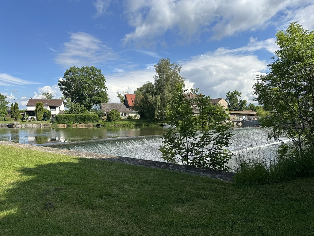 Wehr an der Unstrutschleuse