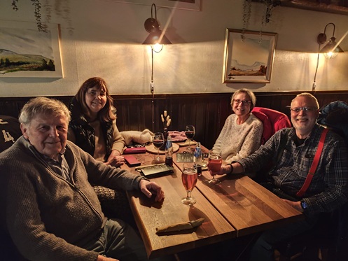 Die Reisecrew auf der Wintertour 2026