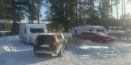 Stellplätze auf dem Östersunds Camping