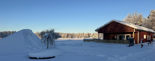 Rezeptionsgebäude vom Storumans Camping