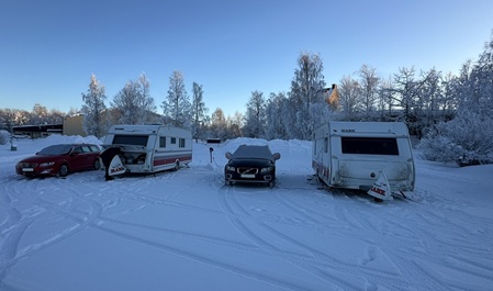 Stellplatz auf dem Storumans Camping
