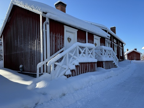 Unbewohntes Haus in Luleå Gammelstaden