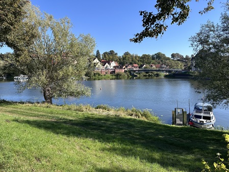 Aussicht vom Campingplatz nach Havelberg